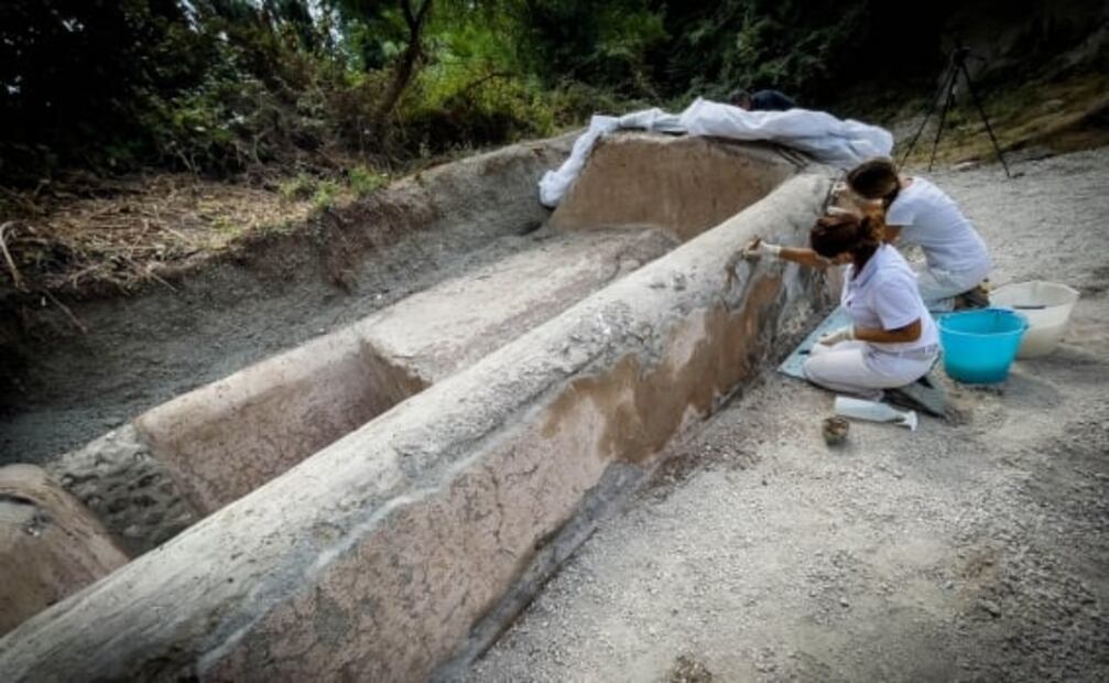 Descubren en Pompeya la única tumba con un cuerpo momificado