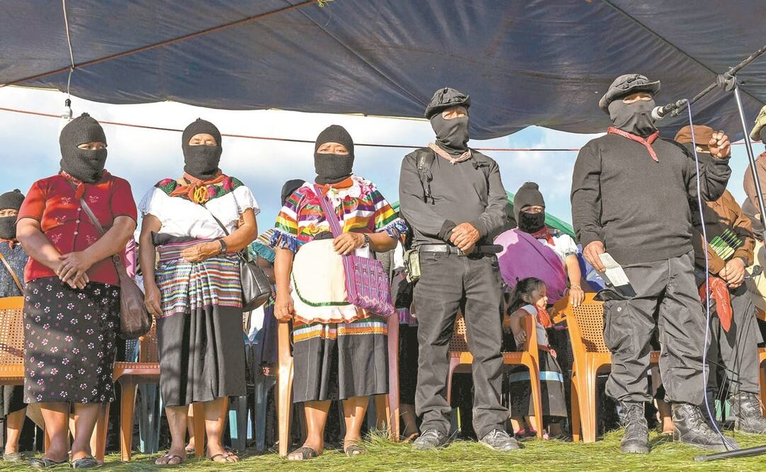 Movilizaciones del EZLN en Juntas de Gobierno en Chiapas. Foto: Archivo/EL UNIVERSAL