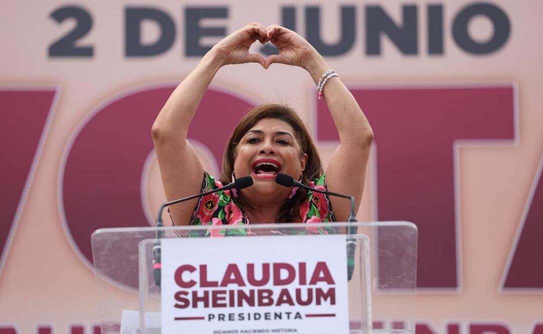 Clara Brugada candidata de la coalición “Sigamos Haciendo Historia". Foto: Siego Simón Sánchez. EL UNIVERSAL