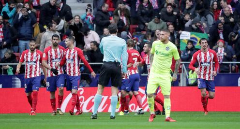 Regreso triunfal del Atlético de Madrid en España