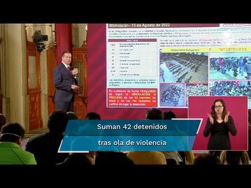 Suman 42 detenidos tras ola de violencia en Jalisco, Guanajuato, Chihuahua y BC