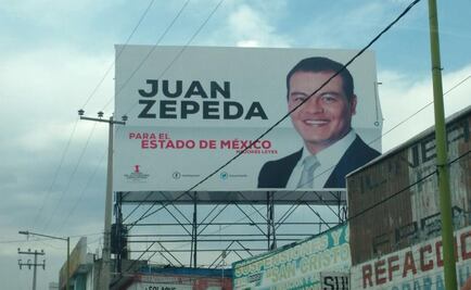 Juan Zepeda acepta retirar propaganda en Edomex