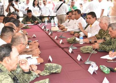 Aureoles se reúne con Grupo de Coordinación en La Ruana