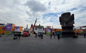 Figuras prehispánicas, calaveras y más cultura mexicana; así luce el FIFA Fan Fest a un día del Mundial