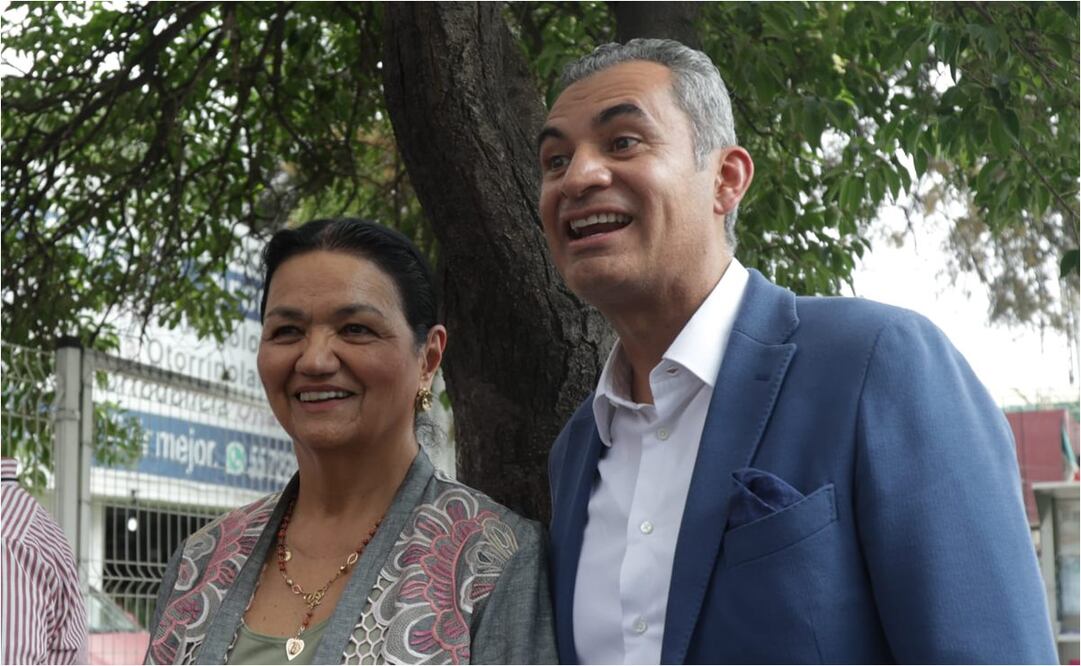 Exdirigentes del PRI, Dulce María Sauri y Enrique Ochoa, acuden al Tribunal Electoral por el caso Alito Moreno. Foto: Carlos Mejía/EL UNIVERSAL