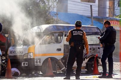 Atacan base de transporte público en Acapulco; matan a 4