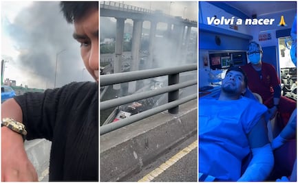 VIDEO: Influencer sobrevive a explosión de pipa de gas en Iztapalapa y muestra quemaduras en el brazo