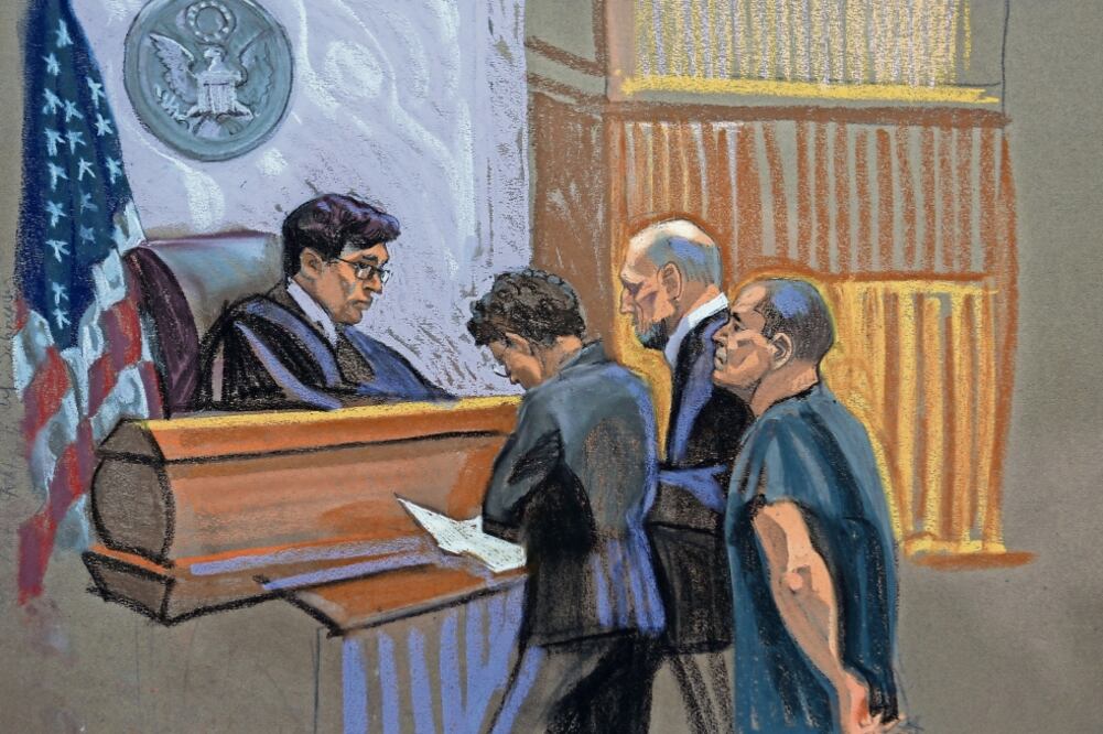 La única oportunidad que Joaquín Guzmán tendría para escapar, sería cuando lo trasladen del penal a una corte en Brooklyn (ARCHIVO EL UNIVERSAL)