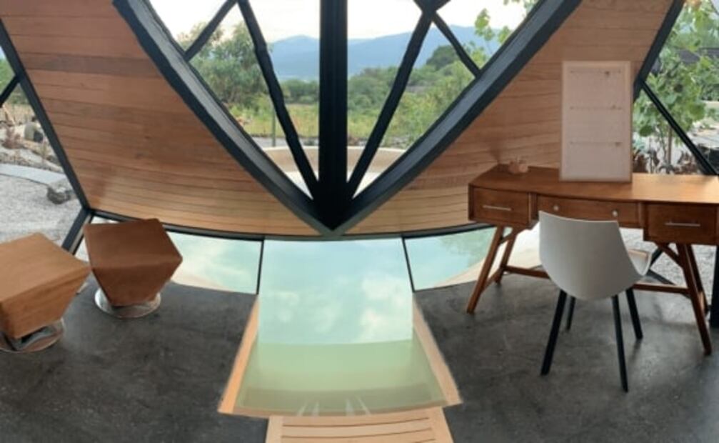 Cuánto cuesta dormir en las cabañas geométricas de Tepoztlán