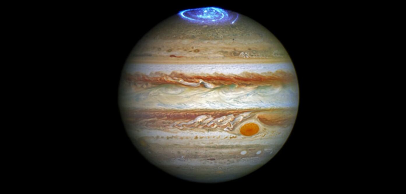 Representación de Júpiter, el planeta más grande de nuestro Sistema Solar.
Imagen: NASA