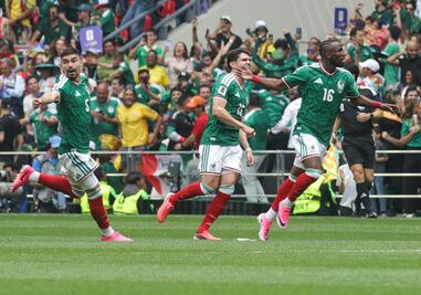 Julián Quiñones marca el primer gol de México; homenajea a Tshabalala en el Mundial 2026 