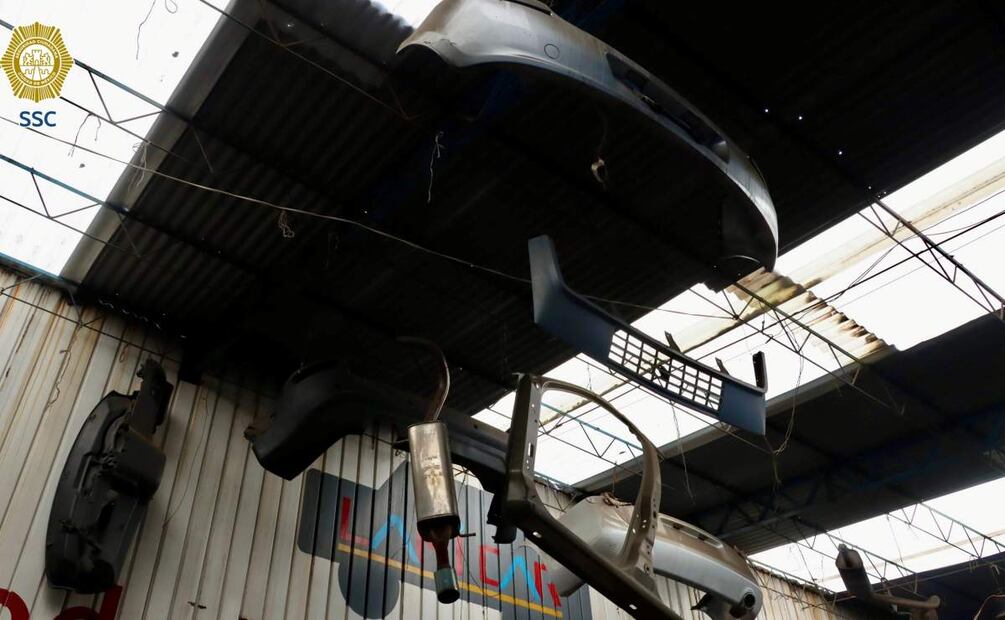 Localizan cargamento de autopartes presuntamente robadas (18/07/2025). Foto: Especial