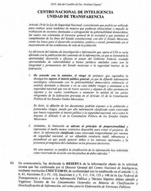 Reservan hasta 2024 archivos del Cisen sobre actuar de Morena