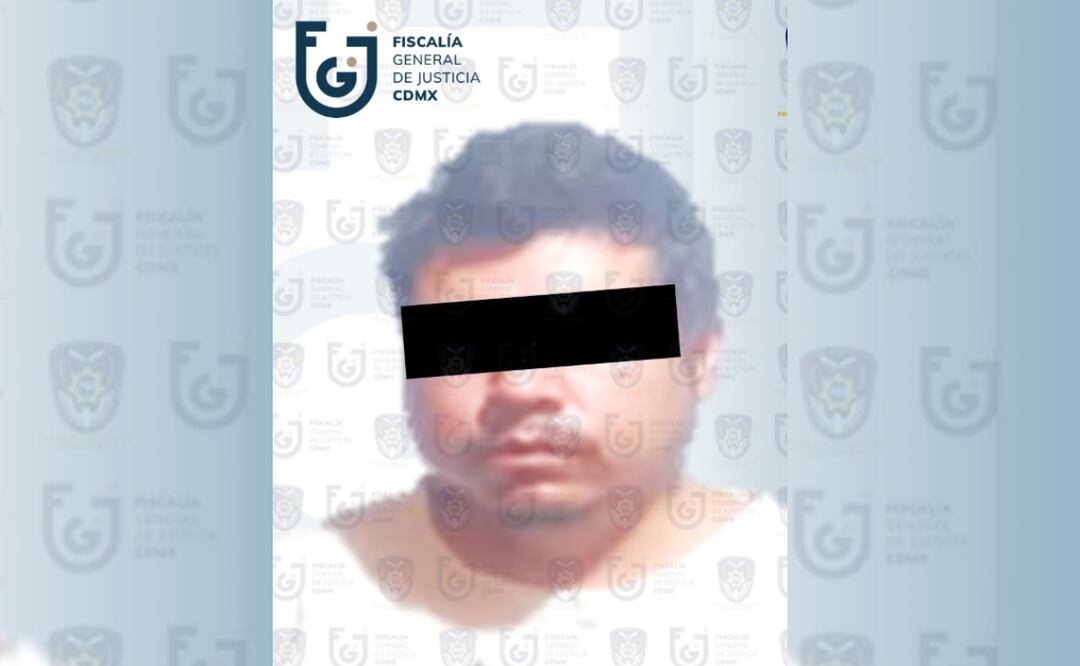 Detienen a  Gabriel N, por la desaparición de Venus Mireya hallada muerta en alcaldía Xochimilco de la CDMX (25/04/2025). Foto: Especial