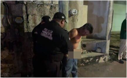 Amarran a "El Diablo" acusado de robo en Yucatán; vecinos denuncian que ha sido detenido más de 10 veces y siempre sale libre