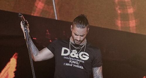 Maluma está en Milán y desfilará con Dolce & Gabbana