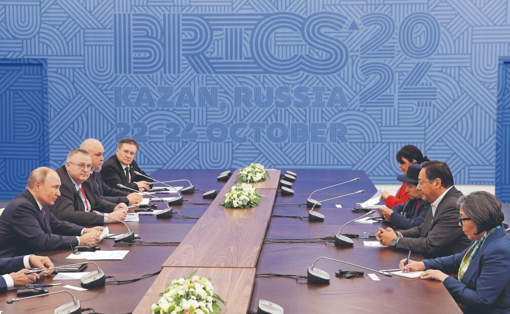 El grupo de los BRICS nació en 2009 con cuatro miembros -Brasil, Rusia, India y China-.Foto: de MAXIM SHEMETOV. AFP