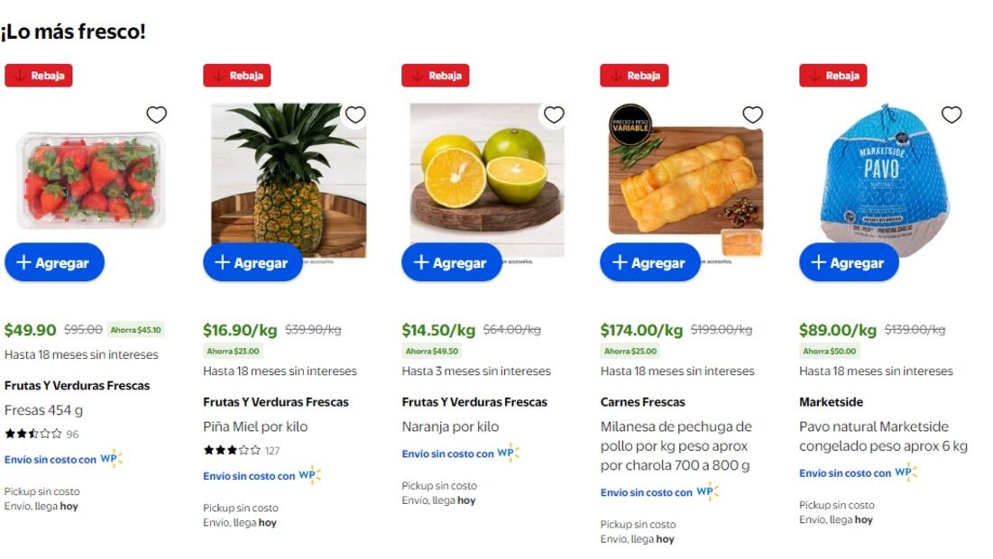 Martes de Frescura en Walmart. Foto: Captura de pantalla