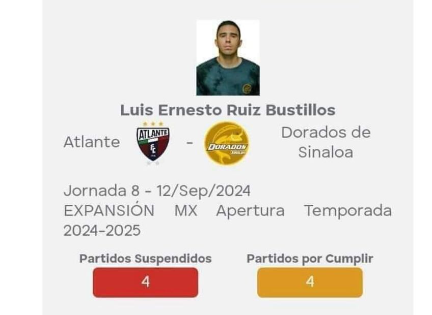 Luis Ruiz y Comisión Disciplinaria / FOTO: Captura de pantalla