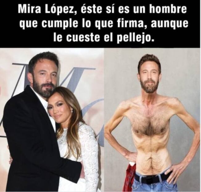 Memes se burlan de Ben Affleck: "¡Cómo lo tienes Jennifer Lopez!"