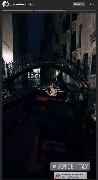 Carlos Rivera y Cynthia Rodríguez disfrutan de su amor en Italia