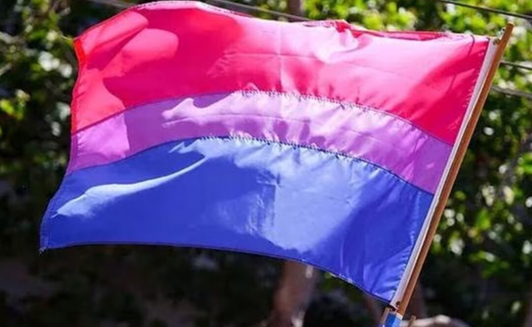 Cuenta con tres franjas de colores distintos: rosa, azul y morado. Foto: ESPECIAL