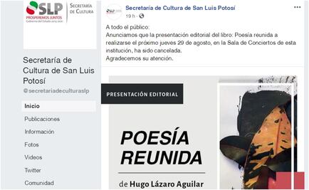 Cancelan presentación de "poeta" acusado por comentarios pedófilos 