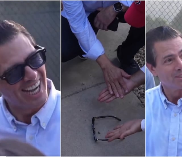 Peña Nieto reaparece y protagoniza espectáculo de magia en Punta Cana; usan sus gafas para sorprendente truco