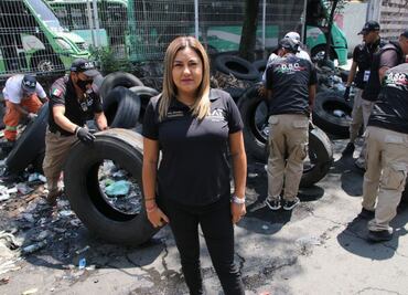 Operativo "Movilidad Segura" quita obstáculos de los espacios públicos en Tlalpan
