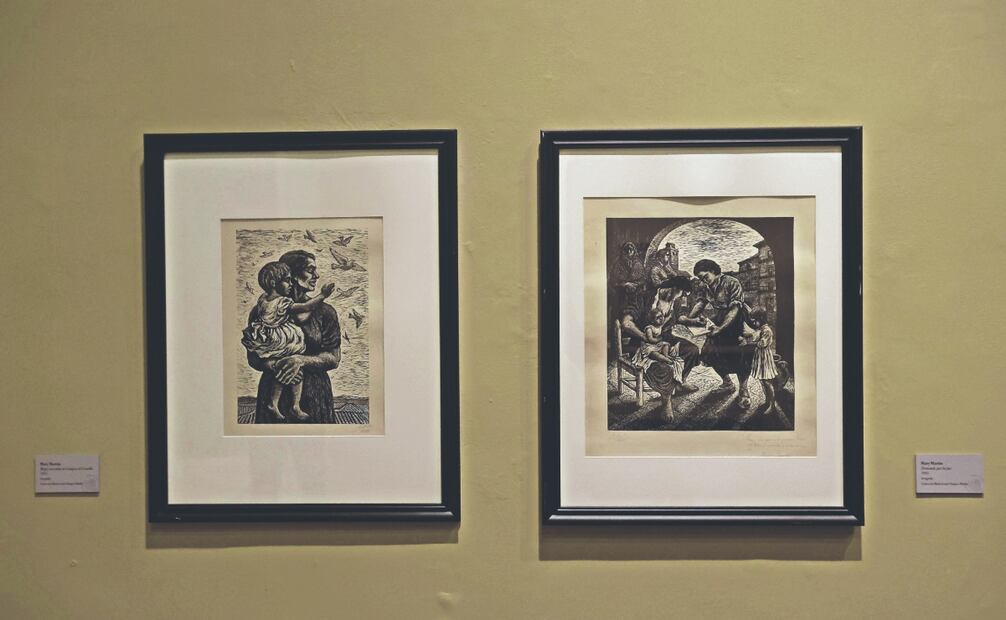Ejemplos de los numerosos grabados que realizó
la artista Mary Martín. Foto: Gabriel Pano/ EL UNIVERSAL