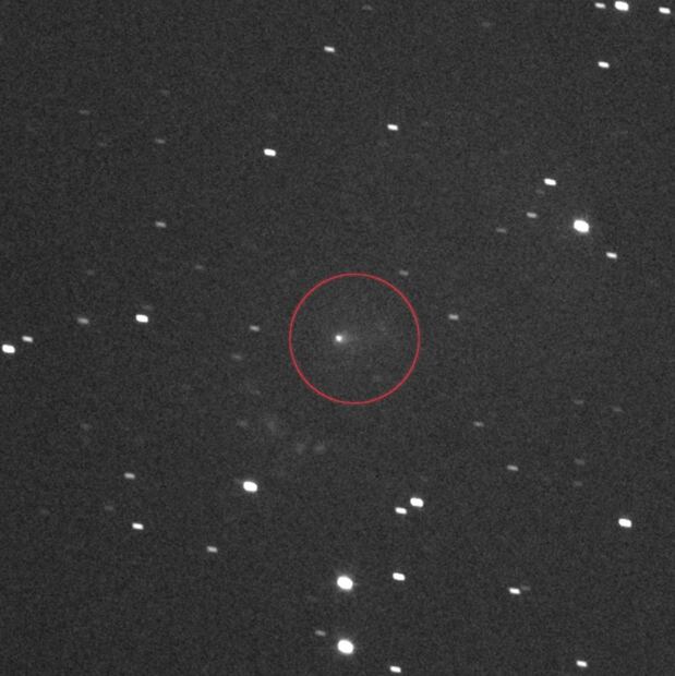 Así luce actualmente el Cometa 3I/ATLAS. Foto: NASA