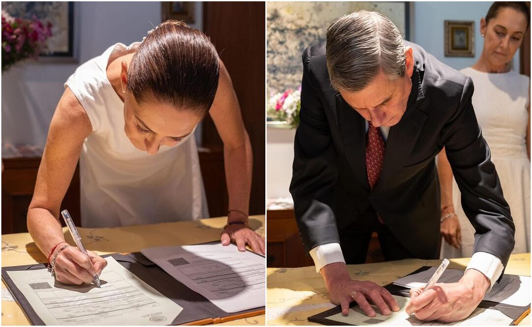 Claudia Sheinbaum se casa en ceremonia íntima con su novio Jesús Tarriba. Foto: Instagram claudia_shein