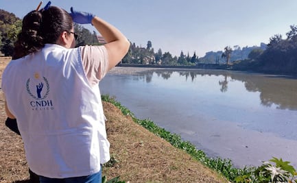 CNDH recorre la presa de El Capulín ante pestilencia