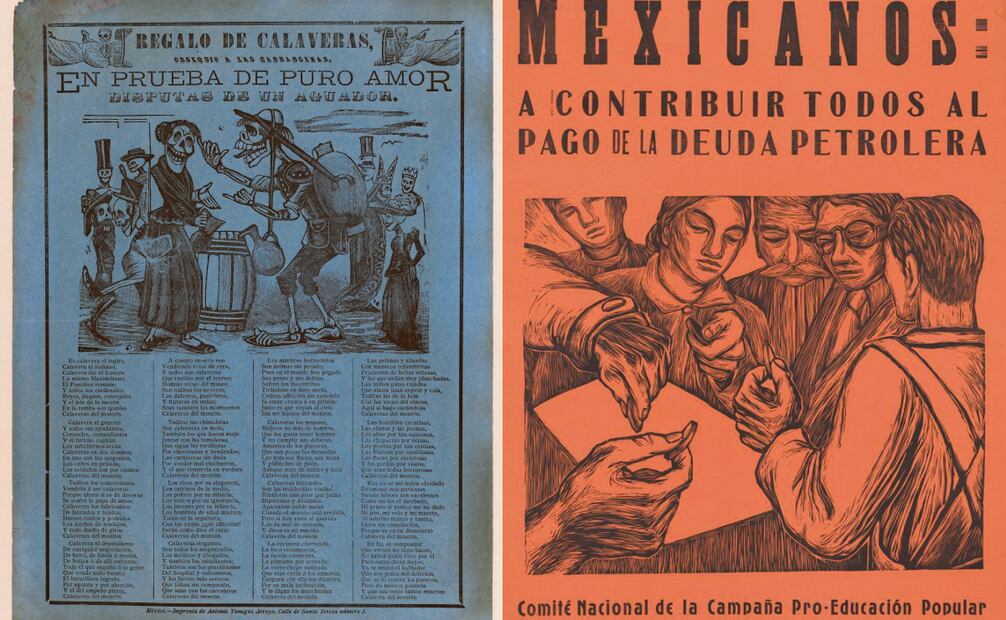 The Metropolitan Museum of Art, New York, The Elisha Whittelsey Collection, The Elisha Whittelsey Fund
© 2024 Artists Rights Society (ARS), New York / SOMAAP, Mexico City.
En prueba de amor puro (1980-1986), de José Guadalupe Posada, impreso por Antonio Vanegas Arroyo.