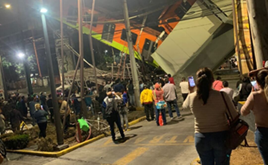 El accidente sucedió entre las estaciones Olivos y Tezonco en la Línea 12 del Metro. Foto: Especial