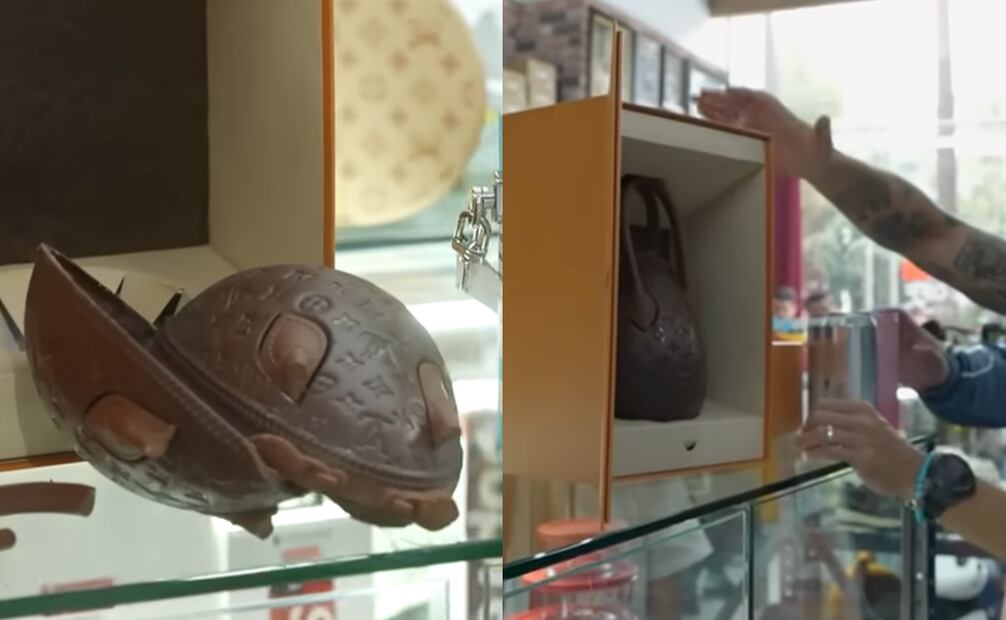 Huevo de chocolate de la marca Louis Vuitton. Foto: Instagram oficial.