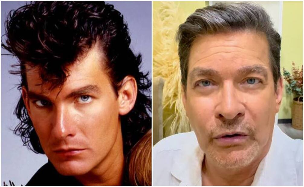 En la primera foto, Sebastián Ligarde en 1960, durante la telenovela "Quinceañera". En la segunda foto aparece el actor actualmente, a sus 70 años.