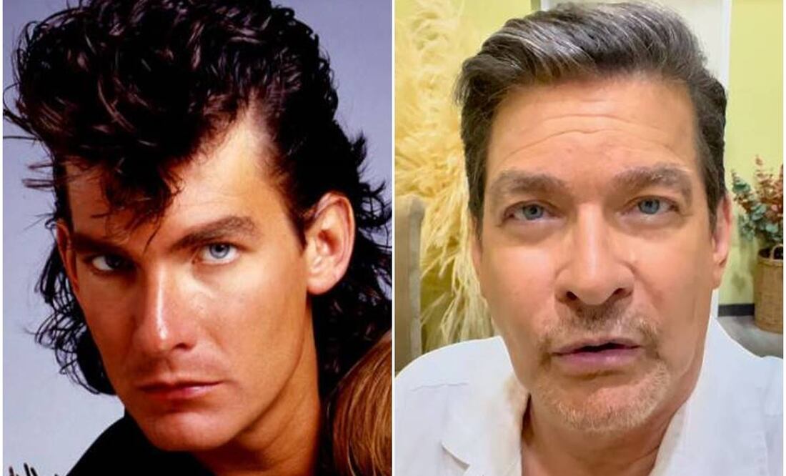 En la primera foto, Sebastián Ligarde en 1960, durante la telenovela "Quinceañera". En la segunda foto aparece el actor actualmente, a sus 70 años.