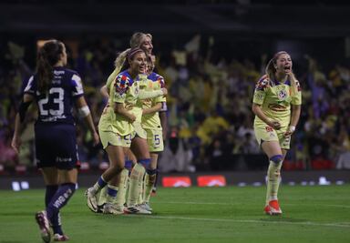 América pega primero y vence a Rayadas en la Final de Ida de la Liga MX Femenil  