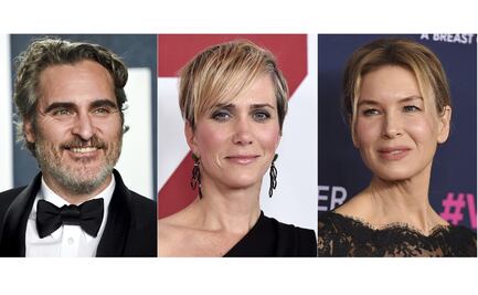 Renée Zellweger y Joaquin Phoenix, entre los presentadores de Globos de Oro