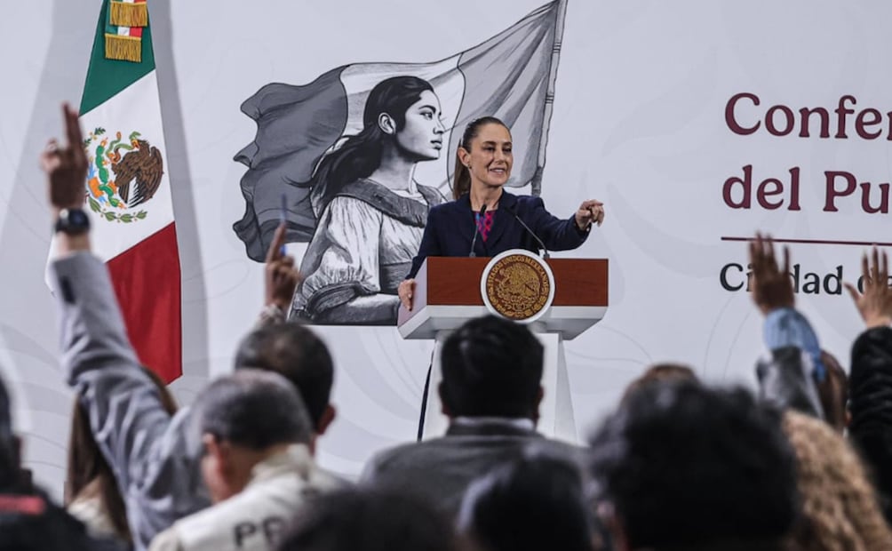 "Tiene que aclararse. Más que atentado fueron pedradas", señaló la presidenta Sheinbaum Pardo sobre  las protestas de campesinos en Ecuador, donde lanzaron piedras a la caravana de su homólogo Daniel Noboa. Foto: Gabriel Pano/EL UNIVERSAL