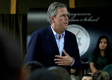 Jeb Bush contraataca a Donald Trump por veleidoso