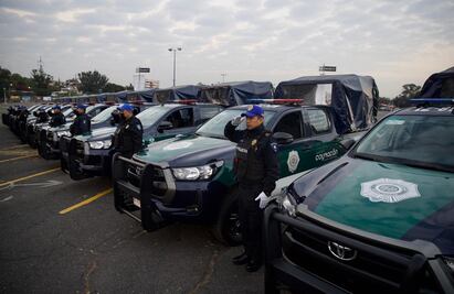 FOTOS: Blindan Coyoacán con 43 nuevas unidades policiales de diferente tipo