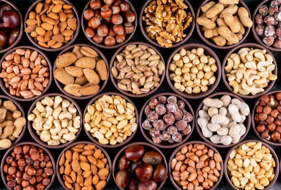 Advertencia sobre los frutos secos. Fuente: Freepik