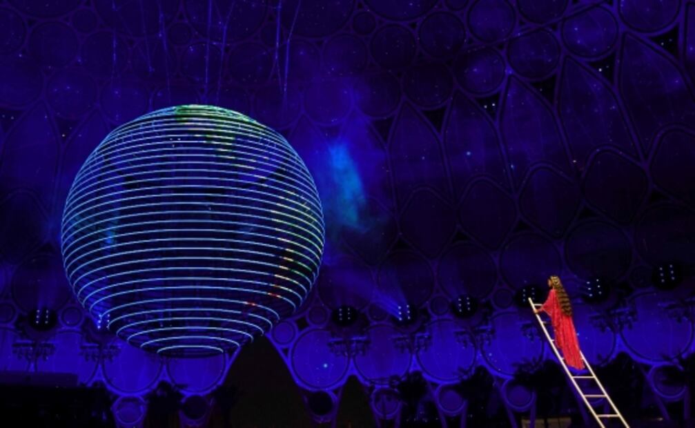 En fotos, la extravagante ceremonia de inauguración de la Expo 2020 en Dubai