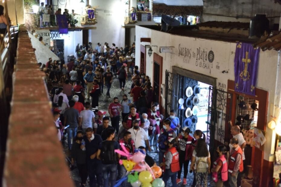 Encruzados de Taxco, tradición de hace 400 años vuelve a dos años de ausencia por Covid 