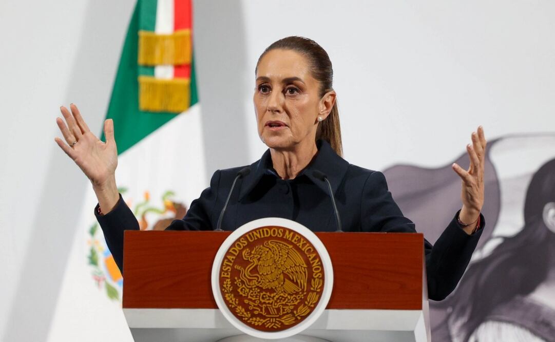 Claudia Sheinbaum Pardo en su Mañanera del Pueblo en Palacio Nacional este jueves 21 de agosto de 2025. Foto: Moisés Pablo/ Cuartoscuro