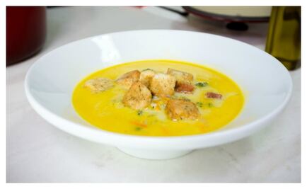 #RECETA Crema de queso comté y brócoli