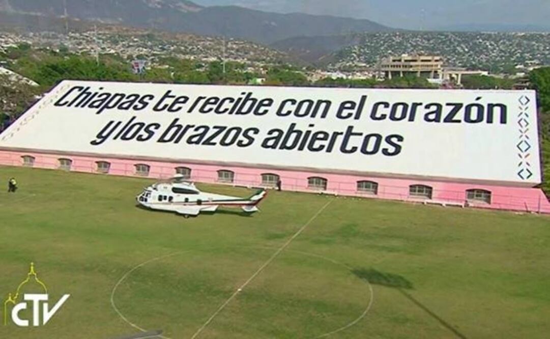 Pope Francis meets with families in Chiapas