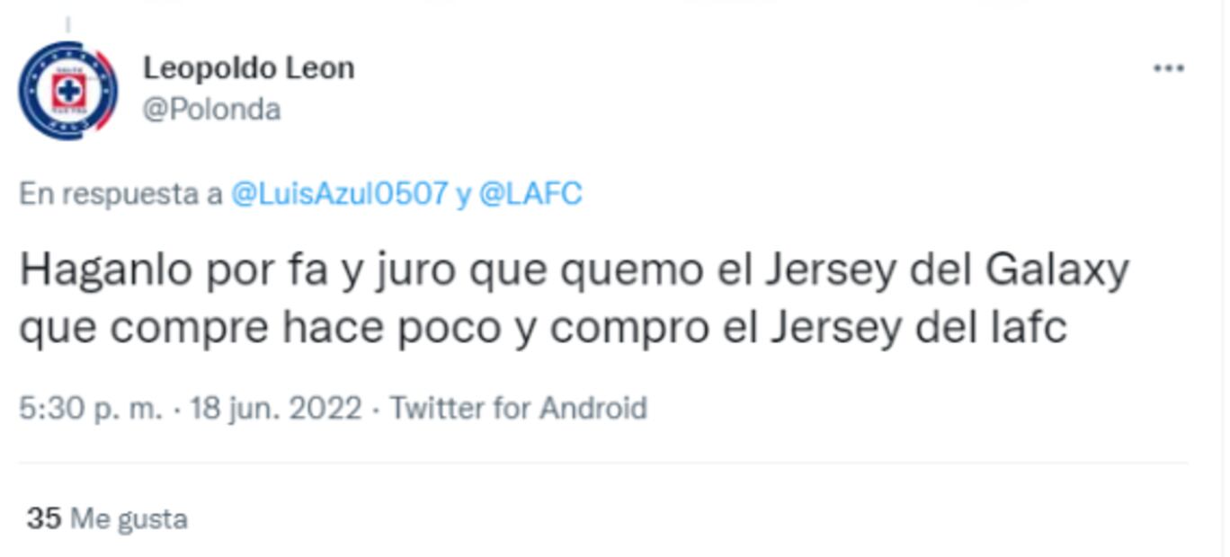 Fans de Cruz Azul piden ayuda al LAFC para que compren al Cabecita Rodríguez